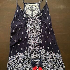 Red, white and blue tank top